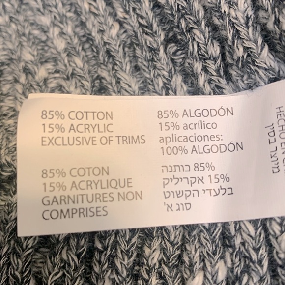 Dex  Cotton Knit Long Sleeve Dress NWOT - Picture 7 of 7